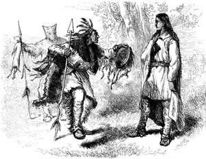 تحويل الأمريكيين الأصليين والأقواس ، القرن السابع عشر c1880 بواسطة غير معروف