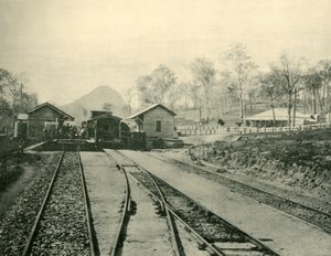 محطة سكة حديد Cooran ، كوينزلاند ، 1901. بواسطة غير معروف