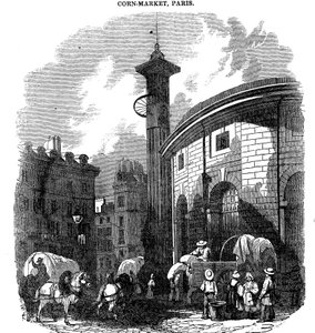 سوق الذرة ، باريس ، 1836 بواسطة غير معروف