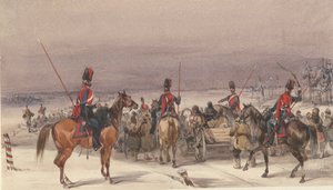 القوزاق يرافقون المرحلين 1831 بواسطة غير معروف