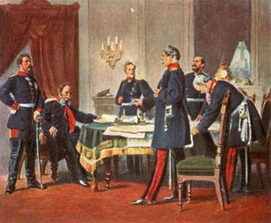 مجلس الحرب في فرساي ، 1870 ، 1936. بواسطة غير معروف