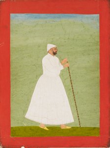 مسؤول في المحكمة يرتدي جمعة بيضاء ، c1740 بواسطة غير معروف