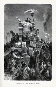كرويسوس على جنازة بير ، 1882 بواسطة غير معروف