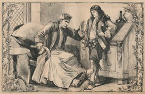 Crusoe نصح والده ، c1870 بواسطة غير معروف