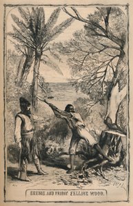 Crusoe و Friday Felling Wood ، c1870 بواسطة غير معروف