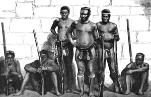 Dabulamanzi ، أحد قادة الزولو في Isandhlwana و Ghingilovo ، c1880 بواسطة غير معروف