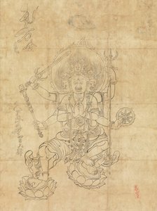 Daiitoku Myoo ، القرن الثاني عشر. بواسطة غير معروف
