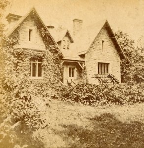 Dairy Cottage، Prospect Park، Brooklyn، NY، c1880s. بواسطة غير معروف