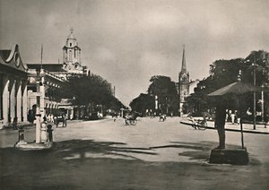 شارع دالهوزي ، رانجون ، 1900. بواسطة غير معروف