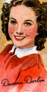 ديانا دوربين ، 1921-1999 ، مغنية وممثلة في أفلام هوليوود في ثلاثينيات وأربعينيات القرن العشرين ، القرن العشرين بواسطة غير معروف
