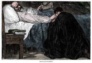 وفاة كريستوفر كولومبوس ، 1506 ، 1872. بواسطة غير معروف