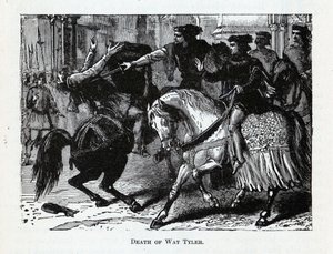 وفاة وات تايلر ، 1882 بواسطة غير معروف