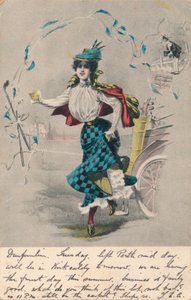 ديكور أنثى لاعب غولف 1 ، c1904 بواسطة غير معروف