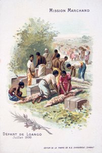 الانطلاق من لوانغو ، يوليو 1896 بواسطة غير معروف