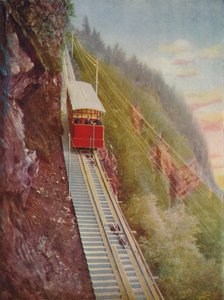نزل Stanserhorn - سكة حديد جبلية سويسرية ، 1926 بواسطة غير معروف
