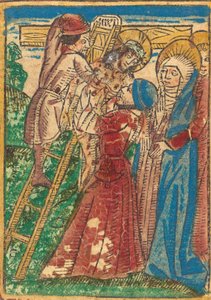النزول من على الصليب ، ج. 1490. بواسطة غير معروف