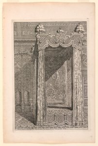 تصميم لغرفة نوم الولاية ، في Second Livre d&39;Appartement بواسطة غير معروف