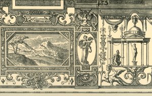 تصميم لتزيين الحائط أو السقف بطعم غريب ، القرن السادس عشر ، 1881. بواسطة غير معروف