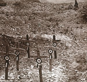 بطارية مدمرة ، فورت فو ، شمال فرنسا ، c1914-c1918 بواسطة غير معروف