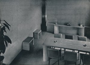غرفة الطعام للمهندس أوليفر هيل ، فريبا ، 1942 بواسطة غير معروف