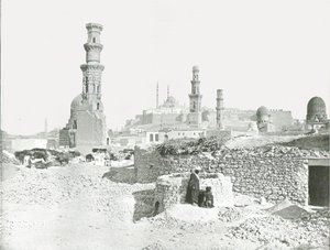 منظر بعيد للقلعة ، القاهرة ، مصر ، 1895. بواسطة غير معروف