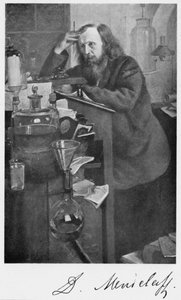 دميتيري إيفانوفيتش مندلييف 1834-1907 ، كيميائي روسي ، القرن التاسع عشر بواسطة غير معروف