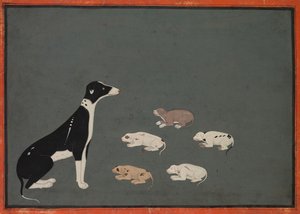 كلب مع صغار ، ج. 1780. بواسطة غير معروف