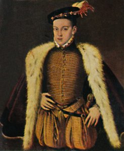 دون كارلوس 1545-1568. - لوحة سانشيز كويلو 1934. بواسطة غير معروف