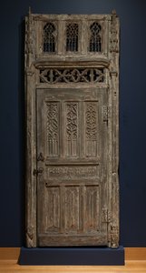 الباب والإطار ، أواخر القرن الرابع عشر. بواسطة غير معروف