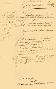 مسودة ... إعادة إنشاء التقويم الميلادي ، 29 أغسطس 1805 ، 1921. بواسطة غير معروف