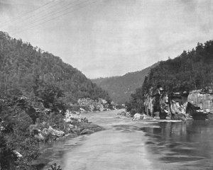 Dragon Gorge ، New River ، فرجينيا الغربية ، الولايات المتحدة الأمريكية ، c1900. بواسطة غير معروف