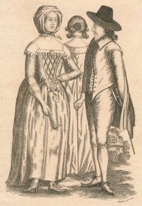 فستان عهد تشارلز الأول ، و Interregnum ، 1810 بواسطة غير معروف