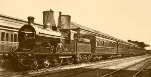 دبلن - بلفاست إكسبريس ، سكك حديد شمال أيرلندا العظمى ، 1930. بواسطة غير معروف