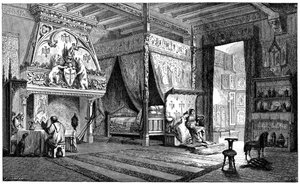غرفة سكنية لسيطين من القرن الرابع عشر ، 1870 بواسطة غير معروف