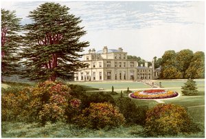 Eden Hall ، Cumberland ، منزل Baronet Musgrave ، c1880 بواسطة غير معروف