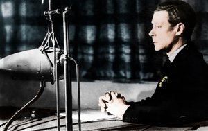 إدوارد الثامن يبث تنازله للأمة والإمبراطورية ، 11 ديسمبر 1936. بواسطة غير معروف