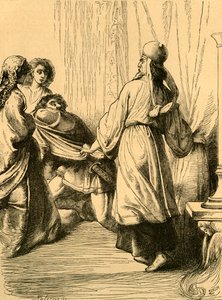 جر Edstan من قبل Dunstan من وجود Elgiva ، c1890. بواسطة غير معروف