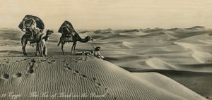 مصر - بحر الأرض في الصحراء ، c1918-c1939. بواسطة غير معروف