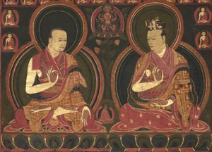 كارمابا الثامنة ، ميكيو دورجي (1507-1554) ومعلمه الأول سانجي نينبا بواسطة غير معروف