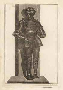 Elegant suit of fluted armour brought by Lord Warwick from Germany بواسطة غير معروف
