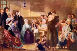 إليزابيث فراي 1780-1845 زيارة سجن نيوجيت ، 1926 بواسطة غير معروف