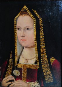 إليزابيث من يورك 1465-1503 ، حوالي 1502 بواسطة غير معروف