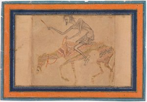 الحصان الهزيل والفارس ، كاليفورنيا. 1625. بواسطة غير معروف