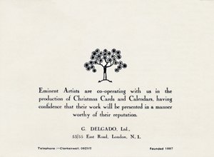 الفنانين البارزين - G Delgado، Ltd.، 1935 بواسطة غير معروف