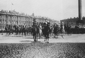 الإمبراطور فرانز جوزيف الأول من النمسا في زيارة دولة إلى سان بطرسبرج ، روسيا ، 1897 بواسطة غير معروف