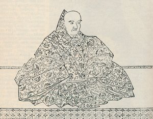 الإمبراطور جو-أودا الياباني ، الذي دمر المغول أرمادا في عهده ، 1907 بواسطة غير معروف