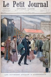 إنجليز يزورون المعرض العالمي لعام 1900 ، باريس ، 1900 بواسطة غير معروف