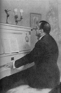 إنريكو كاروسو - تينور إيتاليز الشهير في البيانو ، c1925 بواسطة غير معروف