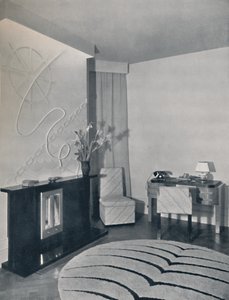 قاعة المدخل التي صممها دنكان ميللر ، لندن ، إنجلترا ، 1936 بواسطة غير معروف