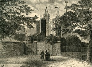 مدخل مرصد غرينتش ، عام 1840 ، c1878. بواسطة غير معروف